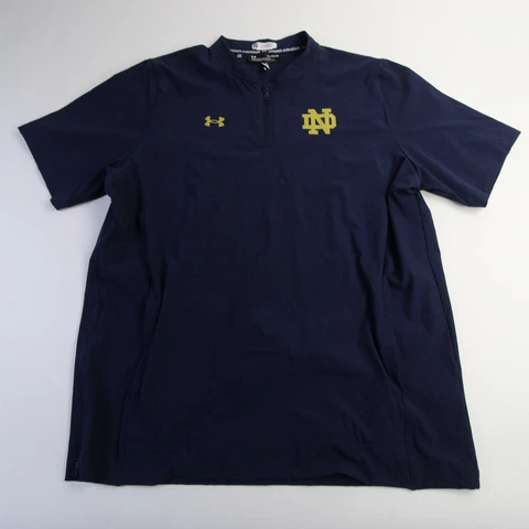 Notre Dame Fighting Irish Under Armour Jacket Men's Navy Used Cover