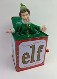 2003 Elf The Movie Promotional Schylling Jack-In-The-Box Toy Will Ferrell Promo - Picture 1 of 14