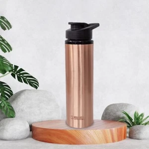 Copper Water Bottle with Sipper With Leak Proof For Ayurveda Health Benefit - Picture 1 of 5