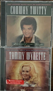 Time Life Conway Twitty & Tammy Wynette country music hall of fame cd - Picture 1 of 2