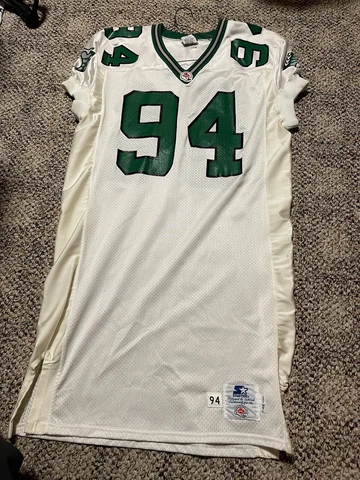 Rare Saskatchewan Roughriders #94 Starter CFL Team Game Issued Jersey 48 1994 Cover