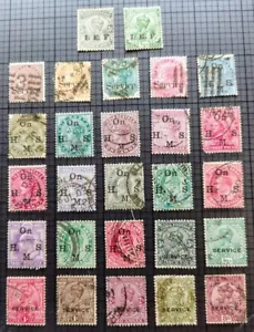 India BOB . Royalty. Scott's # M34...O59. Used to MH. sal's stamp store - Picture 1 of 3
