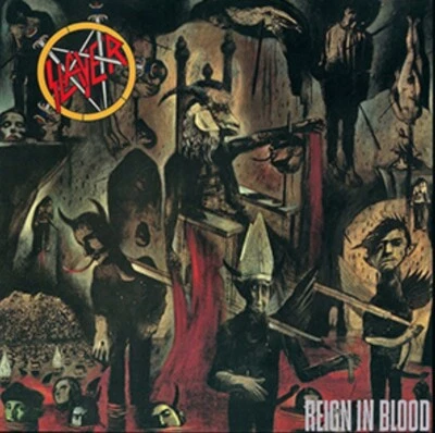 SLAYER REIGN IN BLOOD GUITAR TAB TABLATURE BOOK METALLICA EXODUS TESTAMENT  - Image 1 of 2