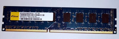 4 GB DDR3 RAM 240-pin 2Rx8 PC3-12800U non-ECC  'Elixir M2X4G64CB8HG5N-DG' - Image 1 of 2