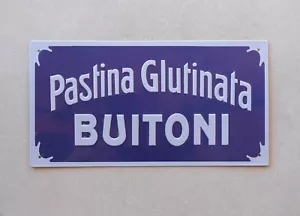 Targa Pubblicitaria da collezione pastina glutinata Buitoni Modernariato - Bild 1 von 1