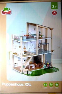 Puppenhaus XXL aus Holz mit viel Ausstattung - Playland++neu und ovp++ - Bild 1 von 10