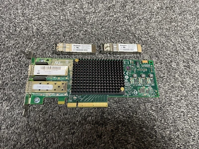 EmuleX LPe31002 Dual Port - 16Gbps SFP+ PCIe-x8 Fibre Channel HBA - A3C40195667 - Image 1 of 2
