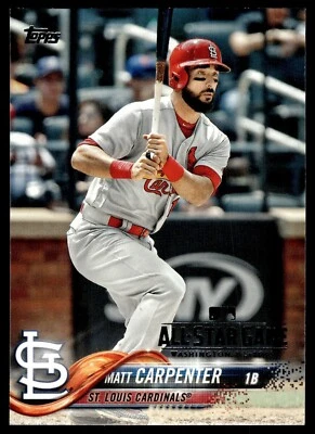 2018 Topps - Matt Carpenter #652 Cardinals All Star Game Stamp SP Foto 1 de 2