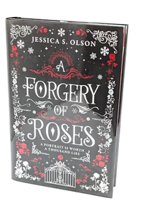A Forgery of Roses Jessica S Olson 2022 Hardcover Owlcrate Edition Signed New - Picture 1 of 13