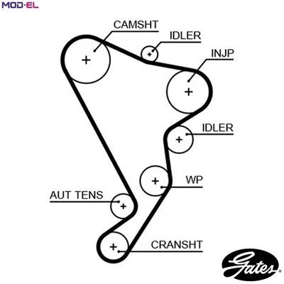 TIMING BELT 5661XS FOR VW CRAFTER/30-50/Platform/Chassis/Van/30-35/Bus 2.5L - Image 1 of 4