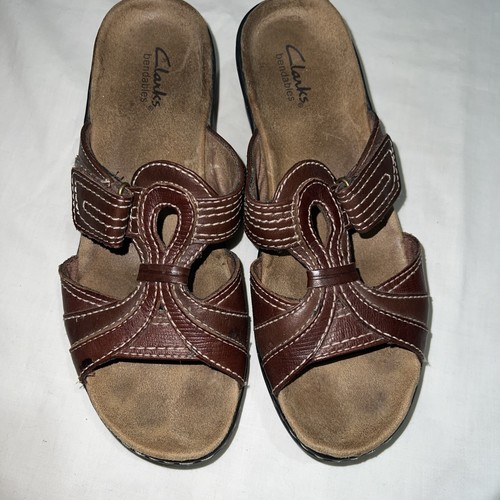 Scarpe sandali donna Clarks marroni 7