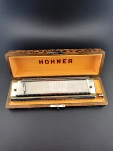 HOHNER CHROMONIKA III 3 KEY C / G GERMAN HARMONICA 64 280 WITH CASE - Picture 1 of 8