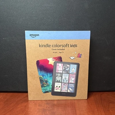 WiFi Only Amazon Kindle Colorsoft Kids 16GB Black SA58CB (7310) - Image 1 of 3