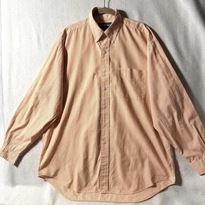 Polo Ralph Lauren Men’s L Large Blake Orange Striped Button Down Pocket Vintage - Picture 1 of 8