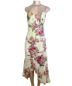 Vintage Georgiou Studio Y2K Sequin Fairy Core Silk Dress Gown Asymmetrical Hem 2 - Picture 1 of 24