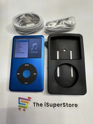 Custom & Refurbished 7th Gen 160GB Blue + SSD Upgrade + 1 YR CPS  Warranty! - image 1 of 4