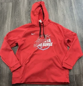 Wichita Wind Surge Red Nike Dri-Fit Pullover Hoodie MILB Baseball Size XL - Picture 1 of 5