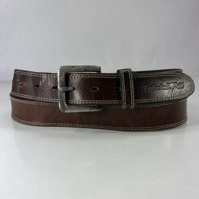 Cinturón de Trabajo Timberland Pro Marrón Cuero Grano Completo Genuino - Para Hombre Talla 48 Foto 1 de 4