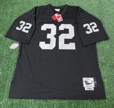 Camiseta deportiva de colección 100 % auténtica 1984 Marcus Allen LA Raiders Mitchell & Ness para hombre 52 Foto 1 de 4