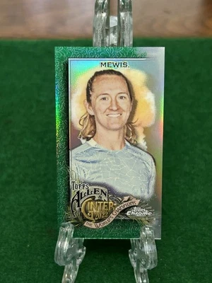 2022 Topps Chrome Allen & Ginter SAM MEWIS Mini Green Refractor 69/99 soccer - Image 1 of 2