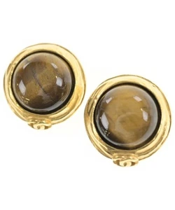 CHANEL Earrings GoldxBrown 2200593139165 - Picture 1 of 6