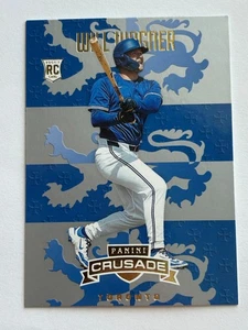 2025 Panini Crusade - Will Wagner #101 -  Gold Foil - Royals (RC) - Picture 1 of 2