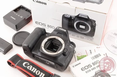 DDU[ 2415 shots EXC5 in Box ] Canon EOS 80D from Japan Cj78 - Image 1 of 4