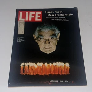 Life Magazine Happy 150th Dear Frankenstein Boris Karloff at 80, March 15, 1968 - Picture 1 of 4