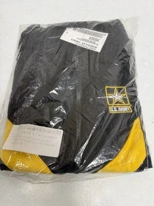 US ARMY BLACK PHYSICAL FITNESS APFU UNISEX PT JACKET MEDIUM REGULAR NWT - Picture 1 of 6