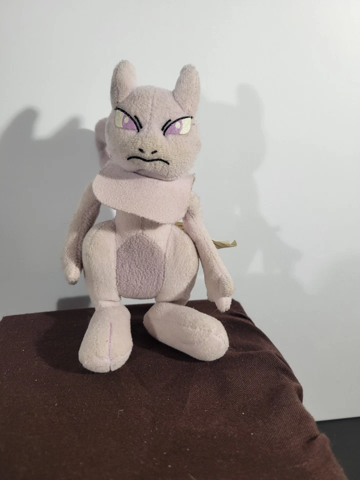 De colección 1998 Pokémon 6” Mewtwo #150 Gorro Peluche Hasbro Nintendo Sin Etiqueta Foto 1 de 4
