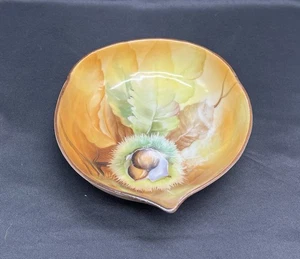 Morimura Nippon Hazelnut Shaped Footed Bowl - Picture 1 of 6