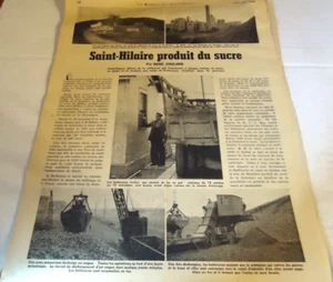 1944 ORIGINAL ITEM-SAINT-HILAIRE SUGAR PRODUCT WITH 22 ILLUSTRATIONS-4-PAGE - Picture 1 of 1