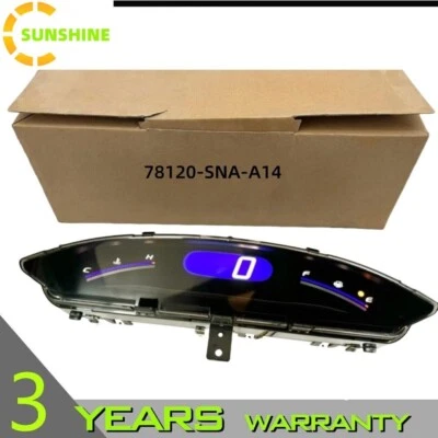 Speedometer Upper Dash Display Gauge Instrument Cluster For 06-11 Honda Civic US — 第 1/4 张图片