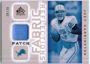 Parche de jersey usado en juego parches de tela Joey Harrington 2005 reflections 28/30 #JH - Imagen 1 de 2