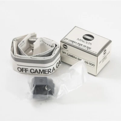 [NEW] Minolta Off-Camera Flash Shoe OS-1100 New Old Stock In Original Box - Image 1 of 4