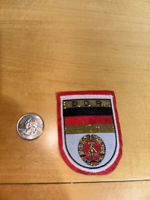 Vintage D.D.R. Patch Badge Embroidery Collectible Clothing - Image 1 of 2