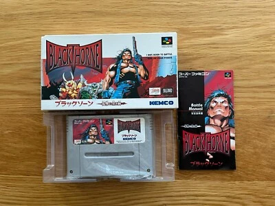 Blackthorne JPN Nintendo Super Famicom SFC SNES RARE Action Game Black Thorne - Image 1 of 4