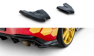 Difusor de aletas de aproximación trasera V.3 para VW Golf 8 GTI Clubsport Mk8 Facelift negro - Imagen 1 de 6