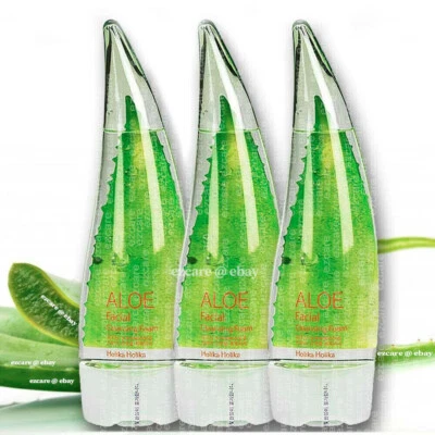 Holika Holika Aloe Facial Cleansing Foam 5.07oz/150ml(3 Pack)  Free USA Shipping - Image 1 of 3