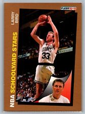 1992-93 Fleer Schoolyard Stars #256 Larry Bird Boston Celtics Basketball Card
