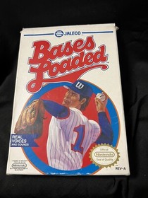 Bases Loaded NES Nintendo IB Authentic Tested Free Shipping video game