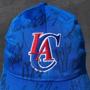 2009 Los Angeles Clippers Team Autographed 21x Signed Blue Hat - D Jordan, Camby - Picture 1 of 15