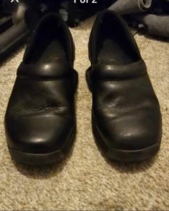 Z Coil Womens Size 7 Shoe Spring Loafer Black Leather Comfort Orthopedic Slip On - Picture 1 of 1