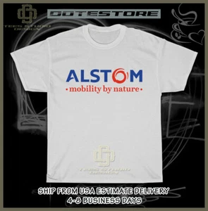 Nueva Camiseta ALSTOM Mobility by Nature Logo Para Hombre American Dotees Camiseta - Imagen 1 de 37