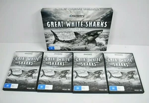 Great White Sharks DVD Discovery Channel Collectors Set 4 Discs PAL Region 4 - Picture 1 of 6