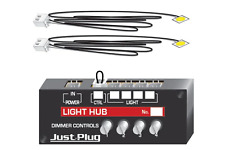 Woodland Scenics JP5700 Lights & Hub Set w/Dimmer Controls - White