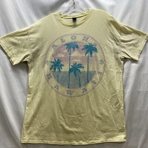 Camiseta Wild Fable Aloha Hawaii Gráfica Mujer’s XS Gran Tamaño Amarilla Manga Corta - Imagen 1 de 15