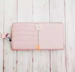 Pink Long Wallet Victoria's Secret Zip Around Purse - Picture 1 of 7