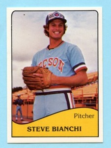 1979 TCMA Minor League Steve Bianchi -- Tucson Toros -- Box 170