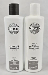 Nioxin 1 Cleanser Shampoo & Scalp Therapy Revitalizing Conditioner. 300ml. New. - Picture 1 of 2